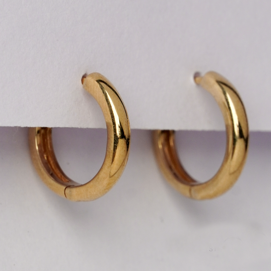 Simple &amp; Classy 925 Sterling Silver Hoops