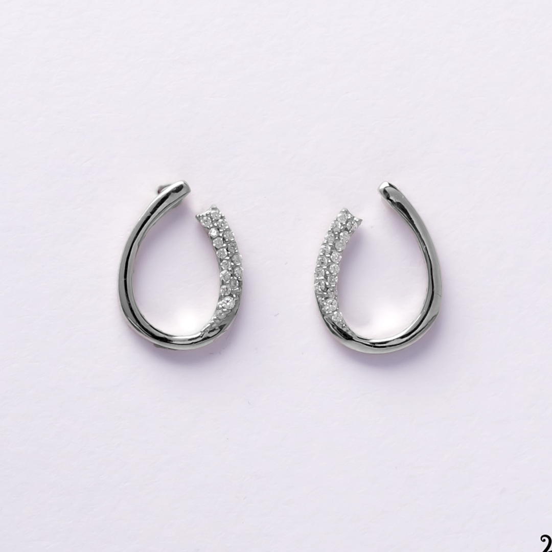 Little Sparkler 925 Sterling Silver Earrings
