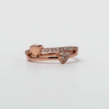 Love Connect 925 Sterling Silver Zircon Ring