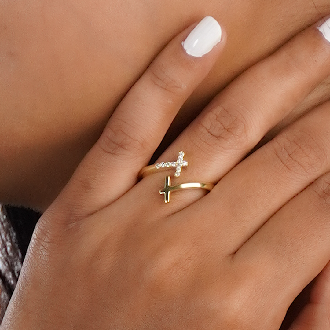 Bless me God 925 Sterling Silver Ring